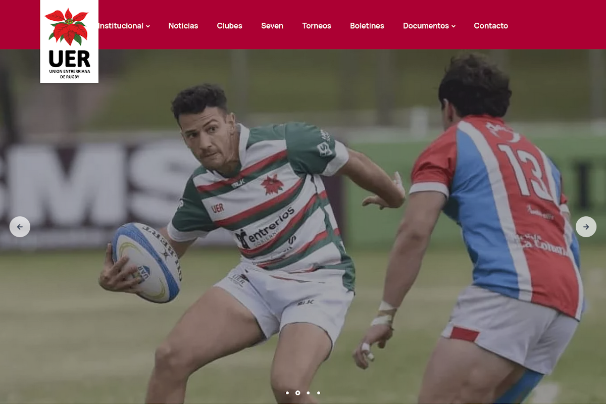 Sitio de la Unión Entrerriana de Rugby